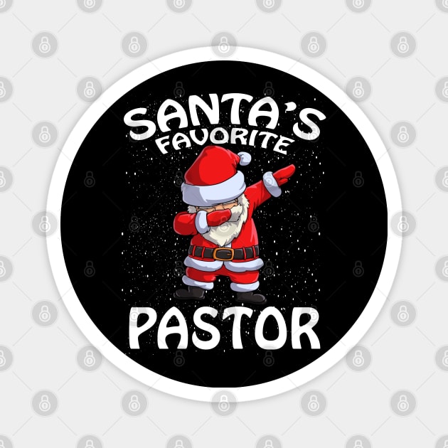 Santas Favorite Pastor Christmas Magnet by intelus